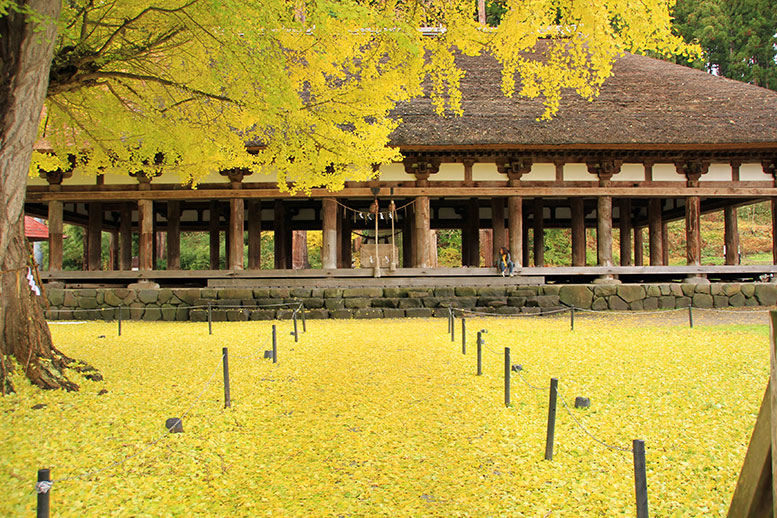 喜多方市 熊野神社長床